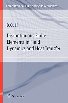 portada Discontinuous Finite Elements in Fluid Dynamics and Heat Transfer (Computational Fluid and Solid Mechanics) (en Inglés)