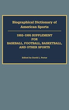 portada Biographical Dictionary of American Sports: 1992-1995 Supplement for Baseball, Football, Basketball, and Other Sports (en Inglés)