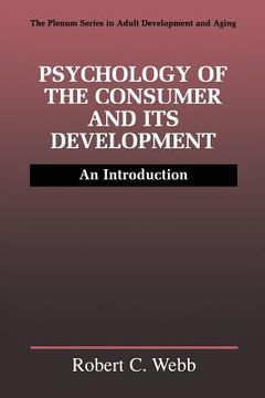 portada Psychology of the Consumer and Its Development: An Introduction (en Inglés)