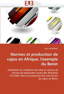 portada Normes Et Production de Cajou En Afrique, L'Exemple Du Benin