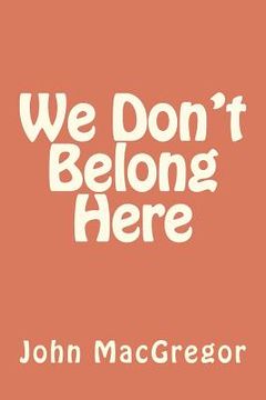 portada we don't belong here (en Inglés)