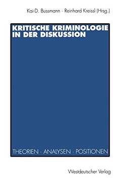 portada Kritische Kriminologie in der Diskussion: Theorien, Analysen, Positionen (en Alemán)