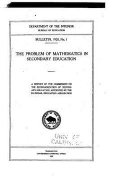 portada The Problem of Mathematics in Secondary Education (en Inglés)