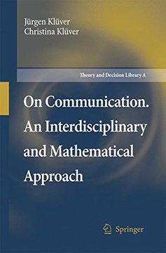 portada On Communication. An Interdisciplinary and Mathematical Approach (Theory and Decision Library A:)