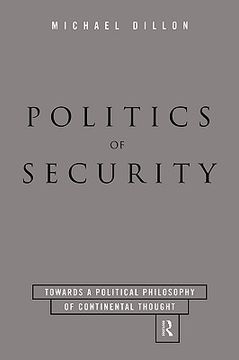 portada politics of security: towards a political phiosophy of continental thought (en Inglés)