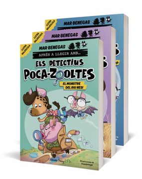 portada Pack Apren a Llegir Amb. Els Detectius Poca-Zooltes! 1-3. En ll Etra Majuscula (in Catalá)