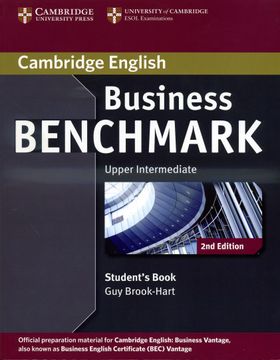portada Business Benchmark 2nd Upper Intermediate Business Vantage Student's Book (Cambridge English) (en Inglés)