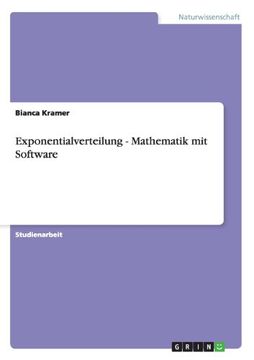 portada Exponentialverteilung - Mathematik mit Software (German Edition)