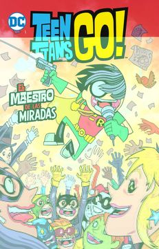 portada Teen Titans go! Vol. 03: El Maestro de las Miradas (Biblioteca Super Kodomo) (Teen Titans go! (Biblioteca Super Kodomo) (O. C. ))