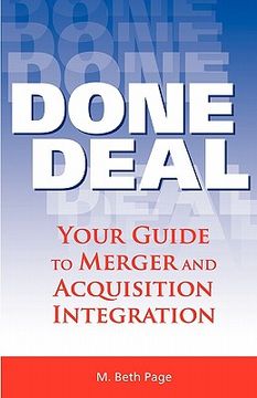 portada done deal: your guide to merger and acquisition integration (en Inglés)