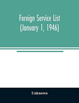portada Foreign Service List (January 1; 1946) (in English)