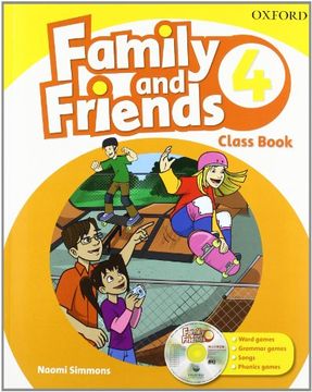 portada Family & Friends 4: Class Book and Multi-ROM Pack (Family & Friends First Edition) (en Inglés)