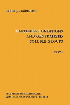portada finiteness conditions and generalized soluble groups: part 2 (in English)