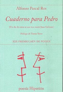 portada Cuaderno Para Pedro (Poesia Hiperion) (in Spanish)