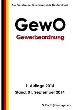 portada GewO - Gewerbeordnung (en Alemán)