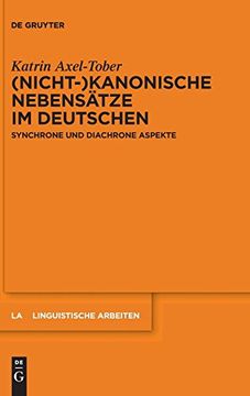 portada (Nicht-)Kanonische Nebensätze im Deutschen (en Alemán)