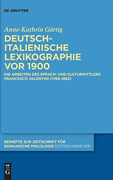 portada Deutsch-Italienische Lexikographie vor 1900 (en Alemán)