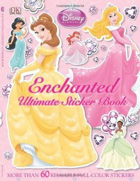 portada Ultimate Sticker Book: Disney Princess: Enchanted (in English)