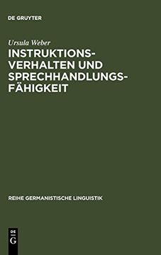 portada Instruktionsverhalten und Sprechhandlungsfahigkeit: Eine Empirische Untersuchung zur Sprachentwicklung (in German)