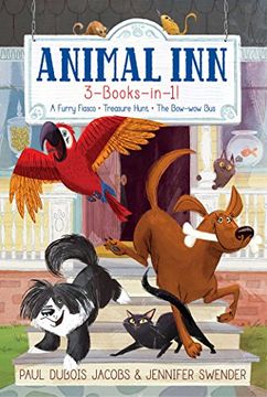 portada Animal Inn 3-Books-In-1!: A Furry Fiasco; Treasure Hunt; The Bow-Wow Bus