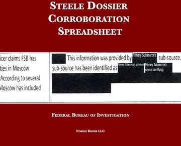 portada Steele Dossier Corroboration Spreadsheet (in English)