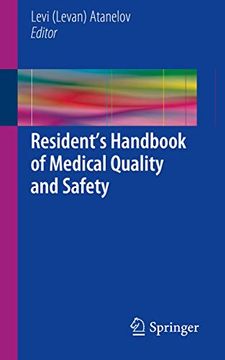 portada Resident's Handbook of Medical Quality and Safety (en Inglés)