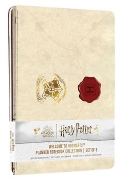 portada Harry Potter: Welcome to Hogwarts Planner Notebook Collection (Set of 3) (en Inglés)