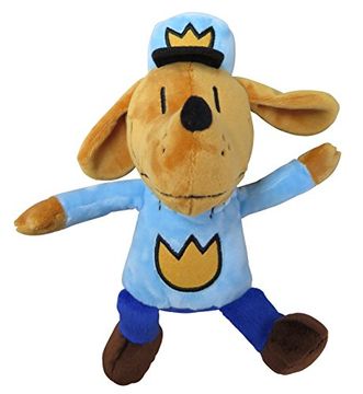 portada Merrymakers dog man Soft Plush Toy, 9. 5-Inch, From dav Pilkey's dog man Graphic Novel Book Series (in English)