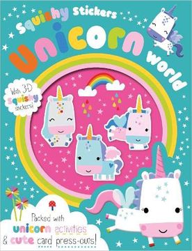 portada Squishy Stickers Unicorn World (en Inglés)