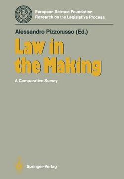 portada law in the making: a comparative survey (en Inglés)