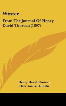 portada winter: from the journal of henry david thoreau (1897) (in English)