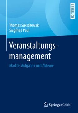 portada Veranstaltungsmanagement: Märkte, Aufgaben und Akteure (in German)
