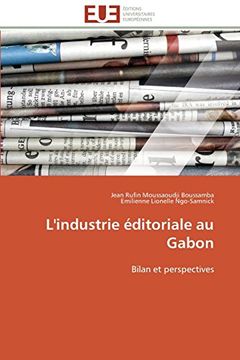 portada L'Industrie Editoriale Au Gabon