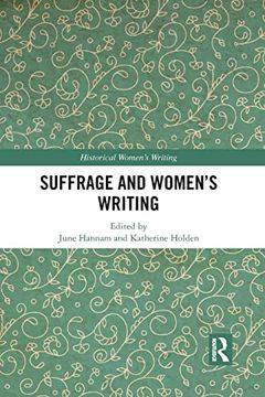 portada Suffrage and Women's Writing (Historical Women's Writing) (in English)