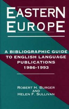 portada eastern europe, 1986-1993: a bibliographic guide to english language publications, 19861993 (en Inglés)