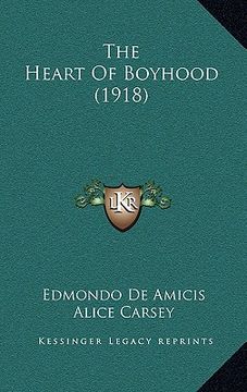 portada the heart of boyhood (1918) (in English)