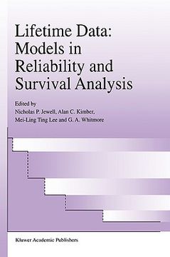 portada lifetime data: models in reliability and survival analysis (en Inglés)