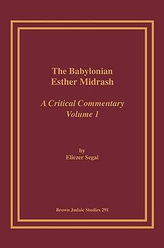 portada the babylonian esther midrash: a critical commentary, volume 1 (en Inglés)