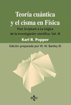 portada Teoría Cuántica y el Cisma en Física (in Spanish)