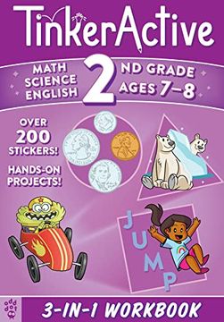 portada Tinkeractive 2nd Grade 3-In-1 Workbook: Math, Science, English Language Arts (Tinkeractive Workbooks) (in English)