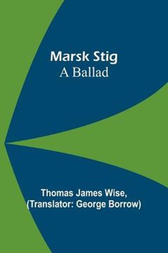 portada Marsk Stig: A ballad 