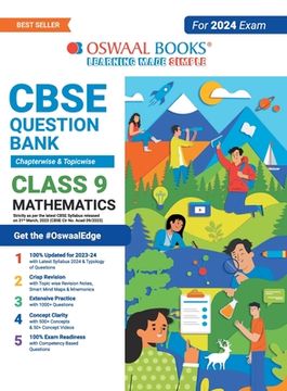 portada Oswaal CBSE Chapterwise & Topicwise Question Bank Class 9 Mathematics Book (For 2023-24 Exam) (en Inglés)