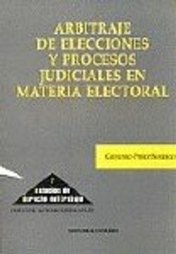 portada Arbitraje de elecciones y procesosjudiciales en materia electoral