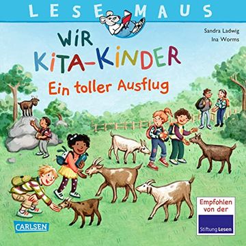 portada Lesemaus 165: Wir Kita-Kinder - ein Toller Ausflug: Fröhliche Bilderbuch-Geschichte Über den Alltag im Kindergarten (en Alemán)