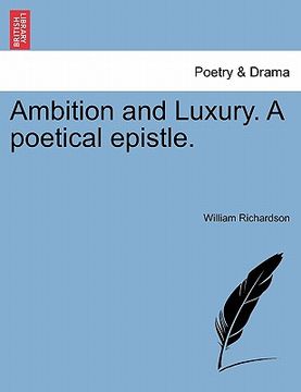 portada ambition and luxury. a poetical epistle.