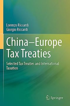 portada China–Europe tax Treaties: Selected tax Treaties and International Taxation (en Inglés)