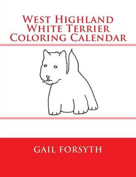 portada West Highland White Terrier Coloring Calendar