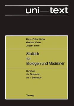 portada Statistik Für Biologen Und Mediziner (en Alemán)