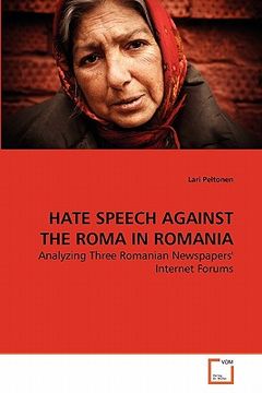 portada hate speech against the roma in romania (en Inglés)