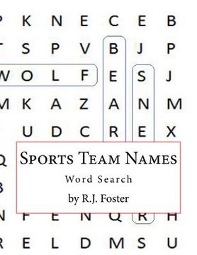 portada Sports Team Names: Word Search (en Inglés)